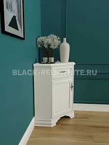 Тумба Кентаки KOMN1D1S/L угловая белый фото 3